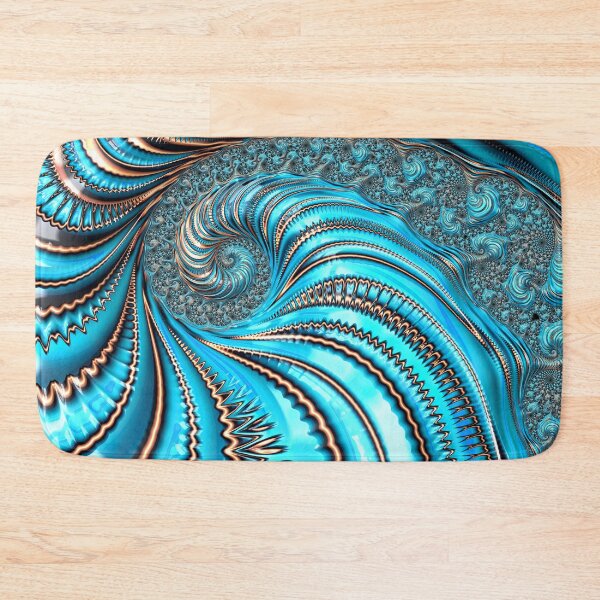 Item preview, Adorned Teal Spiral designed and sold by Elisabeth Lucas.