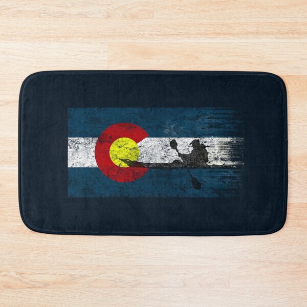 Artikelvorschau, Kayaking Colorado. Paddling, Flag. / Kajak entworfen und verkauft von STYLESYNDIKAT.