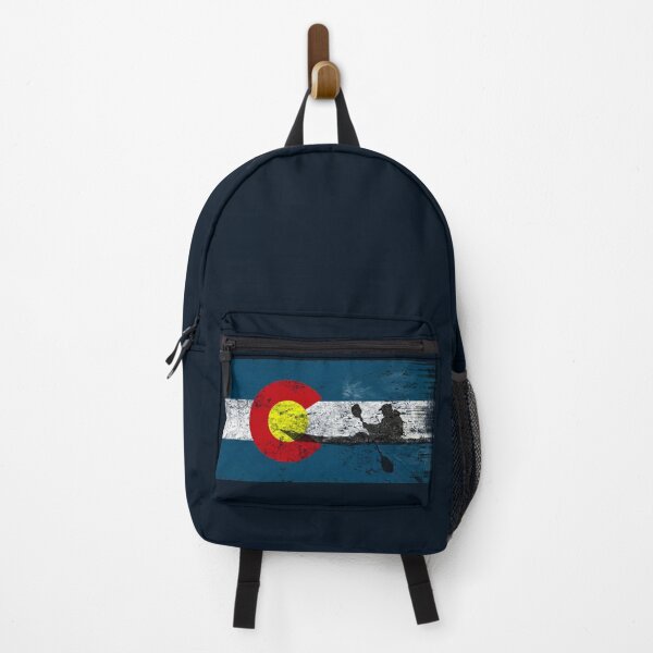 Artikelvorschau, Kayaking Colorado. Paddling, Flag. / Kajak entworfen und verkauft von STYLESYNDIKAT.