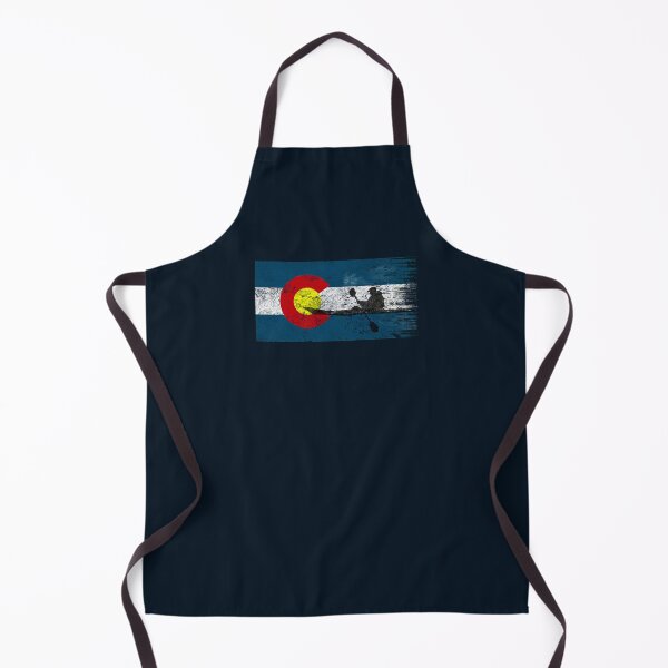 Artikelvorschau, Kayaking Colorado. Paddling, Flag. / Kajak entworfen und verkauft von STYLESYNDIKAT.