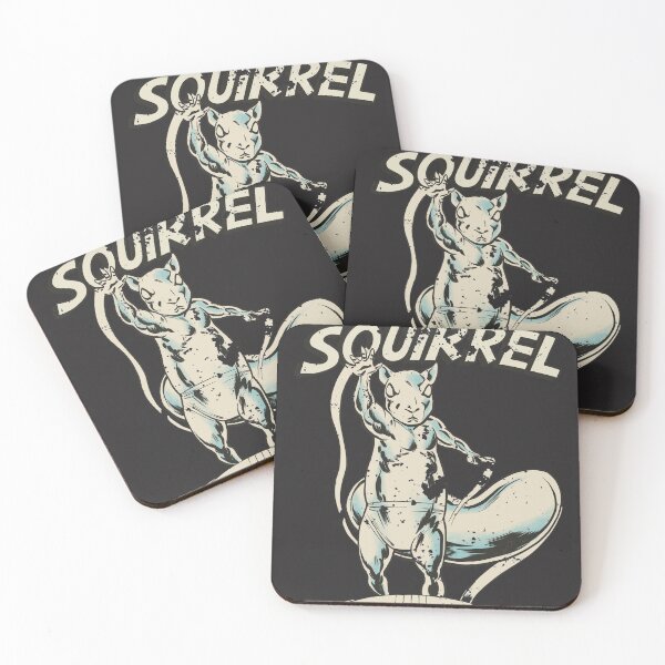 Item preview, Silver squirrel - retro designed and sold by 13thFloorDesign.
