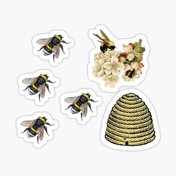 Item preview, Bumblebee Sticker Sheet - Five Piece Pack designed and sold by elevens.