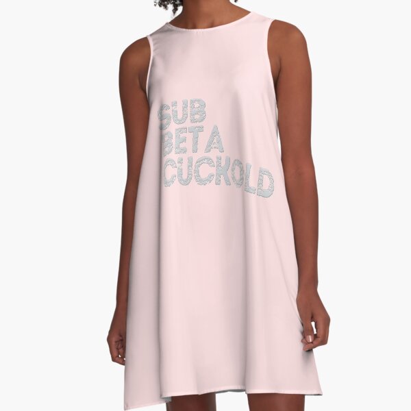 submissive beta cuckold A-Line Dress