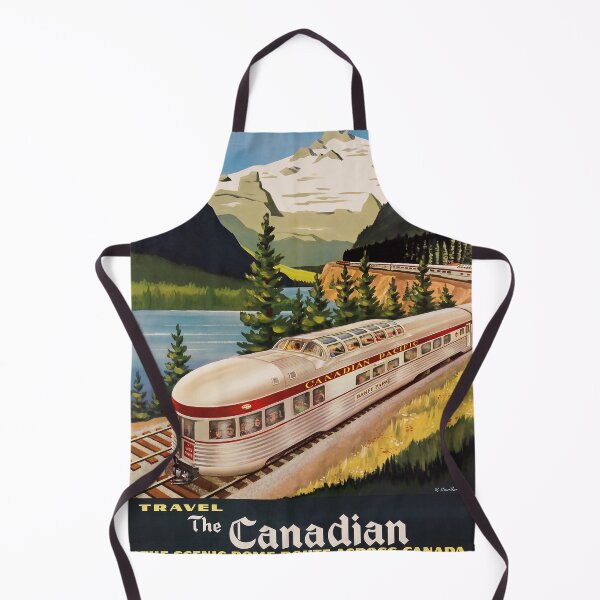 Item preview, Travel the Canadian retro poster designed and sold by CorasPosters.
