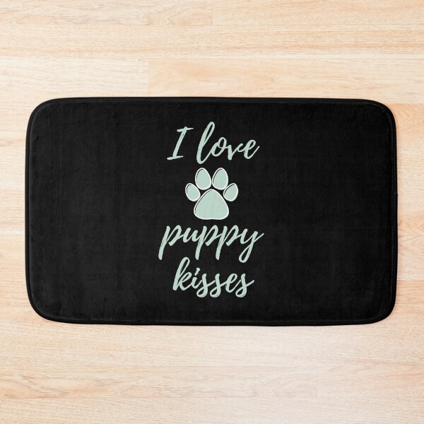 Item preview, I Love Puppy Kisses - paw print - by Boo-da-chay designed and sold by Boo-da-chay.