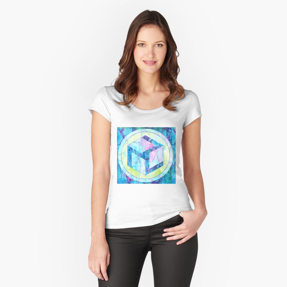 Item preview, Fitted Scoop T-Shirt designed and sold by MagickMama.