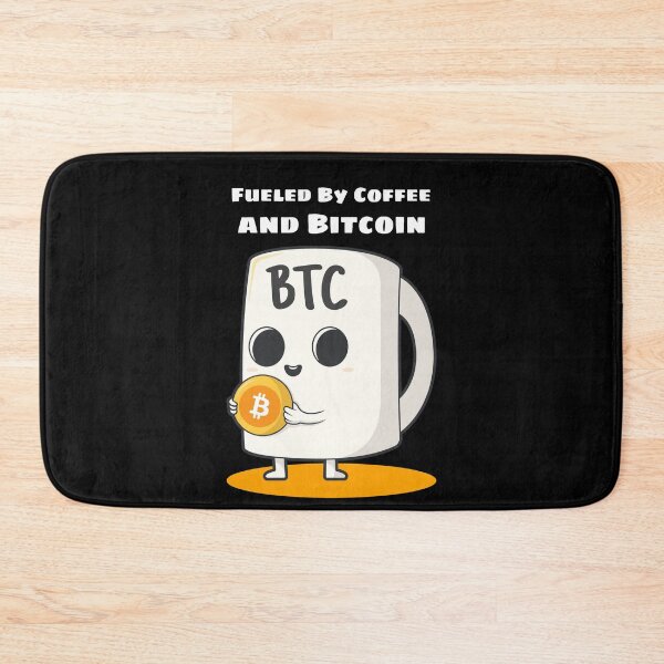Item preview, Fueled by Coffee and Bitcoin designed and sold by Bitcoin-Fashion.