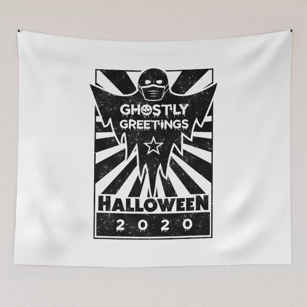 Item preview, Ghostly greetings - Halloween 2020 designed and sold by feether-store.