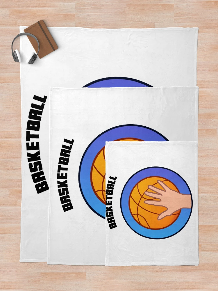 Thumbnail 5 of 6, Throw Blanket, Basketball designed and sold by VibeCraft Design.
