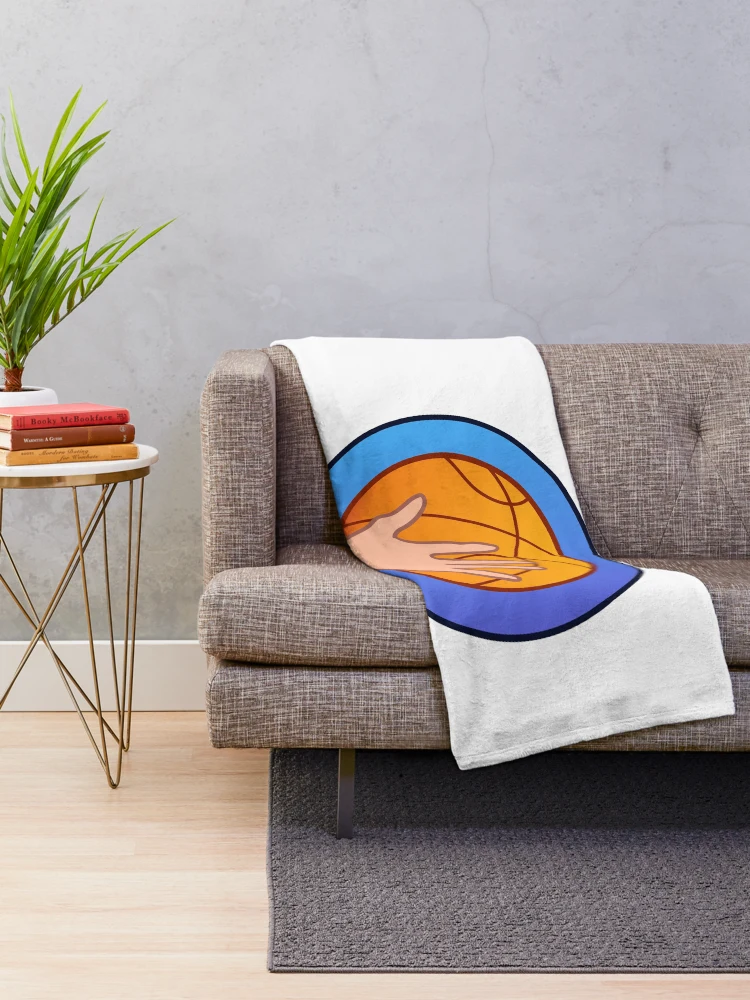 Thumbnail 2 of 6, Throw Blanket, Basketball designed and sold by VibeCraft Design.