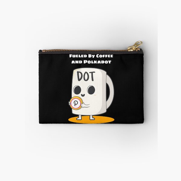 Item preview, Fueled by Coffee and Polkadot (DOT) Cryptocurrency designed and sold by Bitcoin-Fashion.