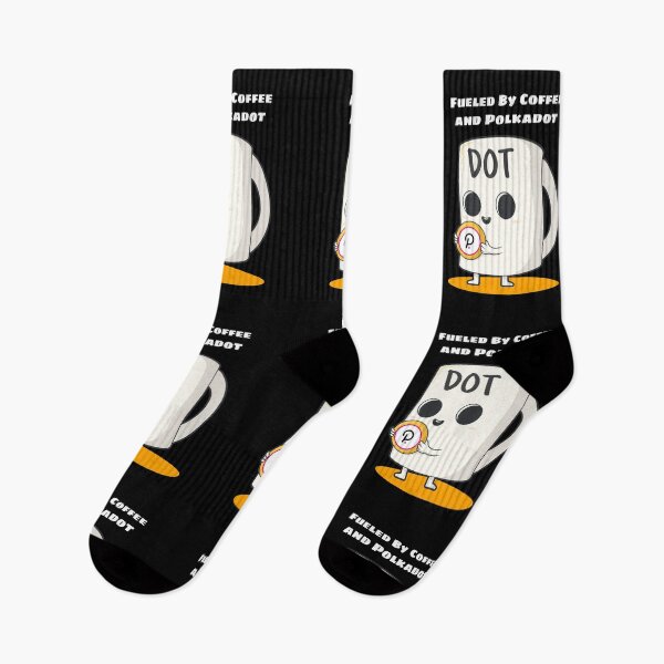 Item preview, Fueled by Coffee and Polkadot (DOT) Cryptocurrency designed and sold by Bitcoin-Fashion.
