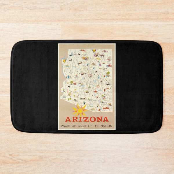Item preview, Arizona retro poster designed and sold by CorasPosters.