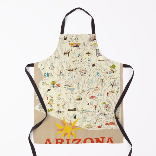 Item preview, Arizona retro poster designed and sold by CorasPosters.