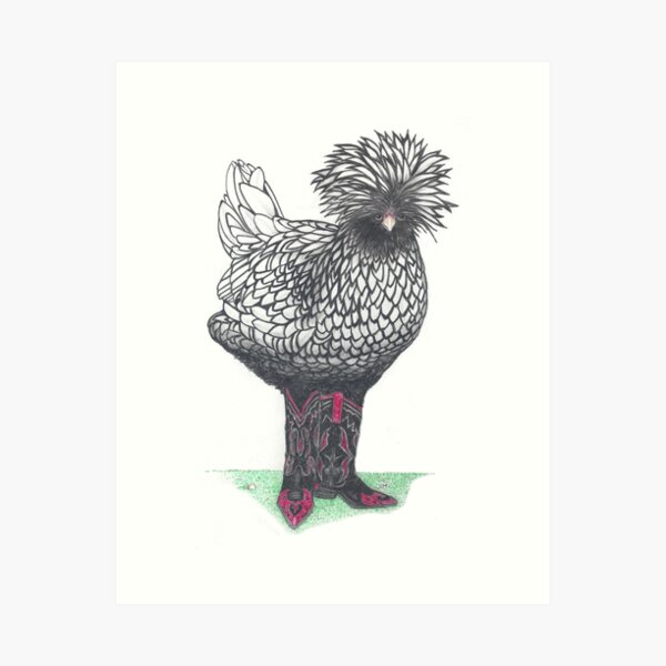 Buff Brahma Chicken Framed Print by Jean-Michel Labat - Fine Art