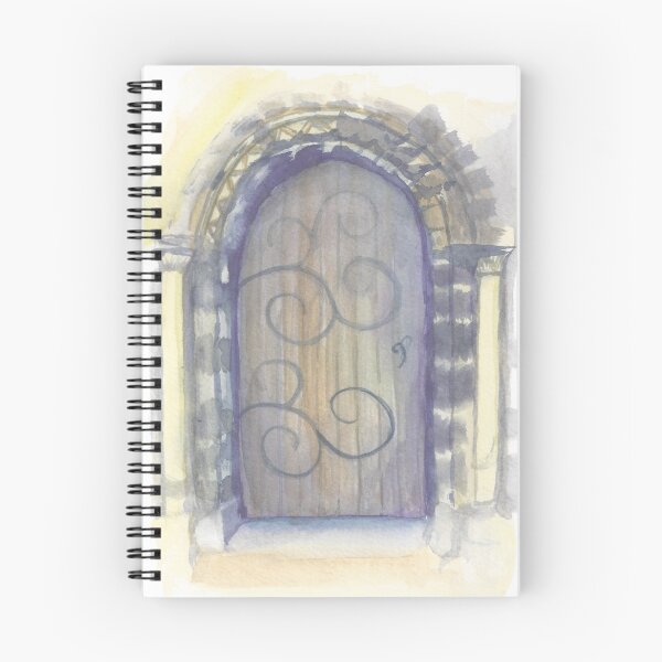 Item preview, watercolor doorway designed and sold by CsArtAdventures.