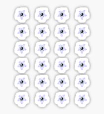 Blue Flower Sticker