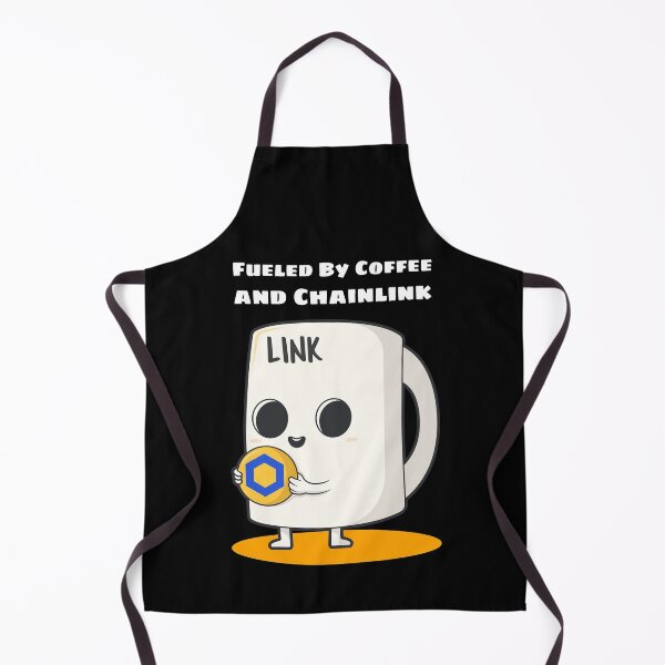Item preview, Fueled by Coffee and Chainlink (LINK) Cryptocurrency designed and sold by Bitcoin-Fashion.