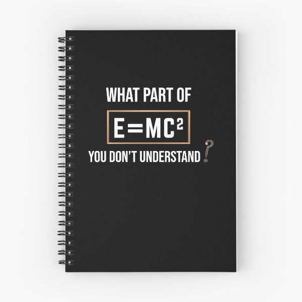 Item preview, What part of E=mc2 you don't understand? Funny physics design! Perfect as a gift for a science lover designed and sold by InspireMe byKL.