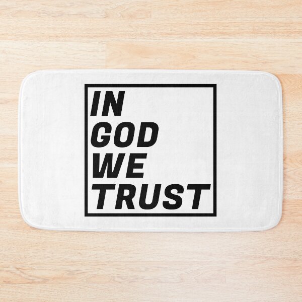Item preview, "IN GOD WE TRUST" Modern Style Font Calligraphy Design designed and sold by Urban-Lettering.