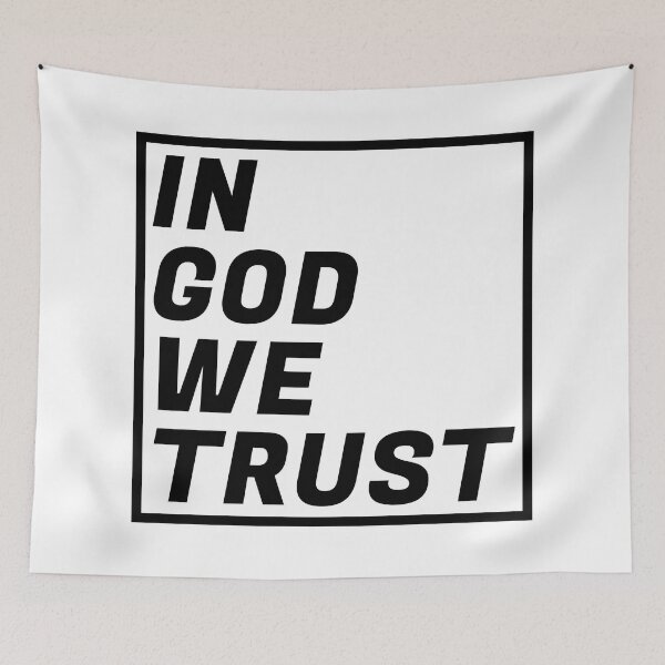 Item preview, "IN GOD WE TRUST" Modern Style Font Calligraphy Design designed and sold by Urban-Lettering.