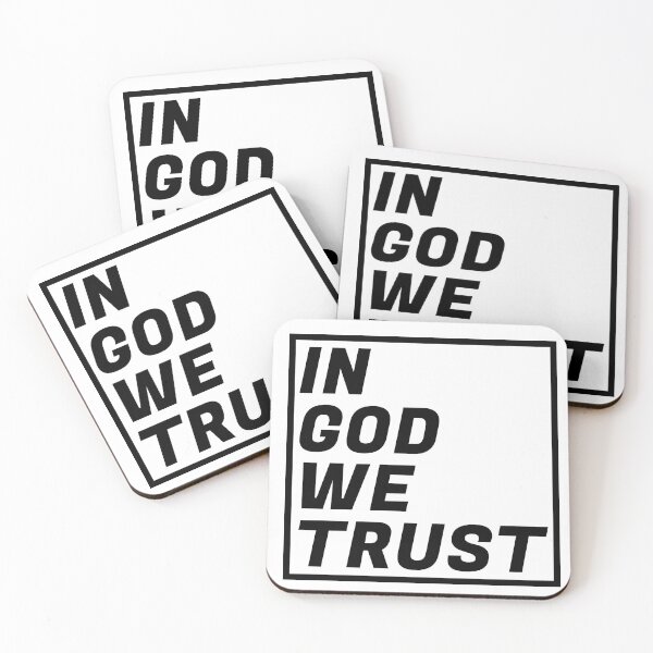 Item preview, "IN GOD WE TRUST" Modern Style Font Calligraphy Design designed and sold by Urban-Lettering.