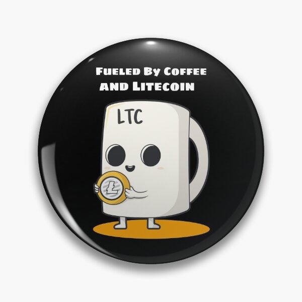 Item preview, Fueled by Coffee and Litecoin (LTC) Cryptocurrency designed and sold by Bitcoin-Fashion.