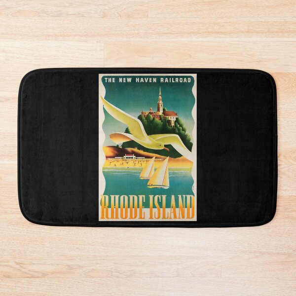 Item preview, Rhode Island retro poster designed and sold by CorasPosters.