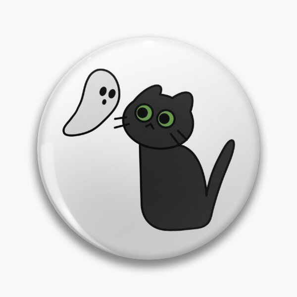 Item preview, Spooked kitty  designed and sold by WeirdBunnyMedia.