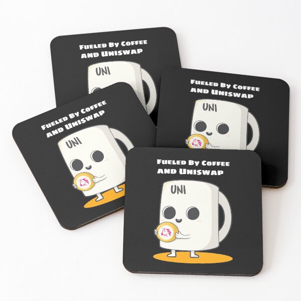 Item preview, Fueled by Coffee and Uniswap(UNI) Cryptocurrency designed and sold by Bitcoin-Fashion.