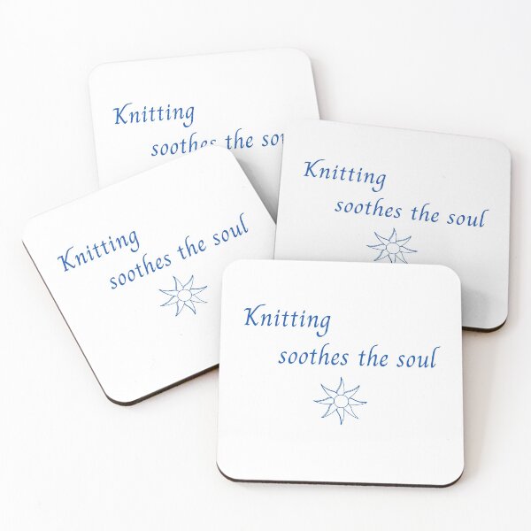 Item preview, Knitting Soothes the Soul designed and sold by Knitterty.