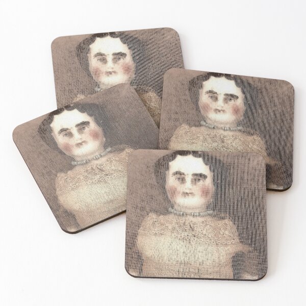 Item preview, Antique China Doll designed and sold by The Mysterious Domain Alyne Whiteswan Fine Art Prints and Merch.