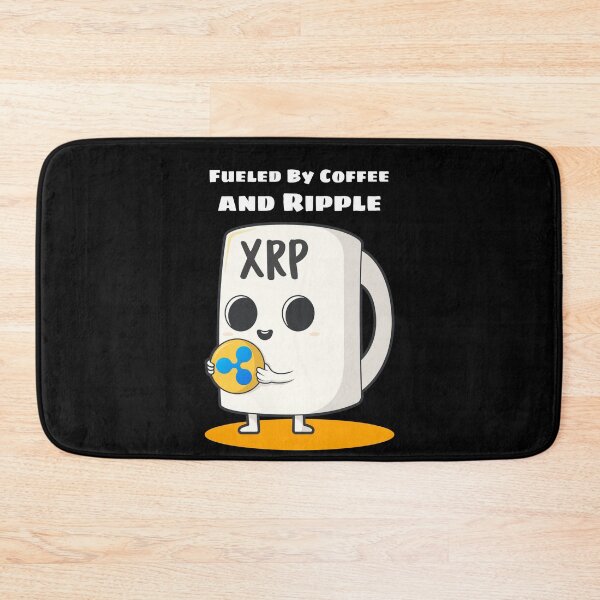 Item preview, Fueled by Coffee and Ripple(XRP) Cryptocurrency designed and sold by Bitcoin-Fashion.