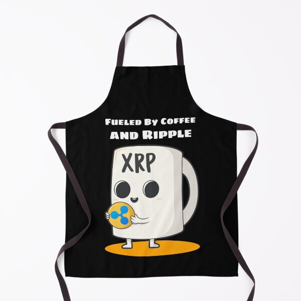 Item preview, Fueled by Coffee and Ripple(XRP) Cryptocurrency designed and sold by Bitcoin-Fashion.