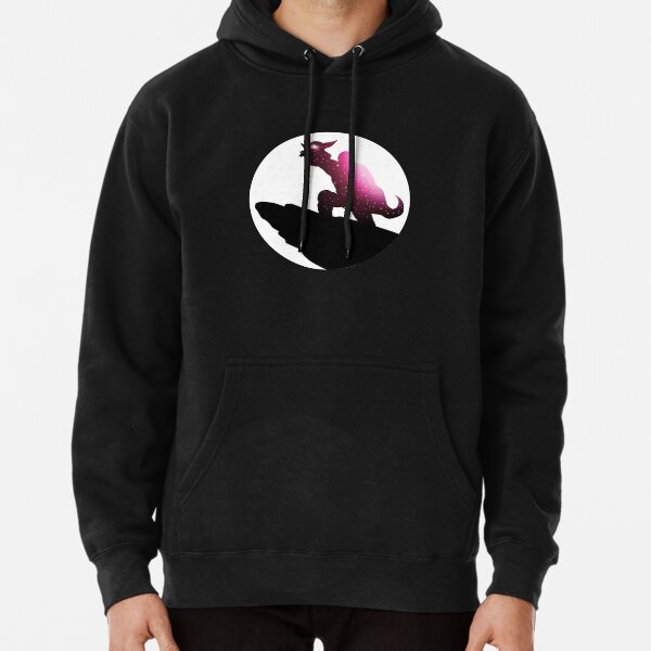 Silhouette (Fuchsia) Pullover Hoodie