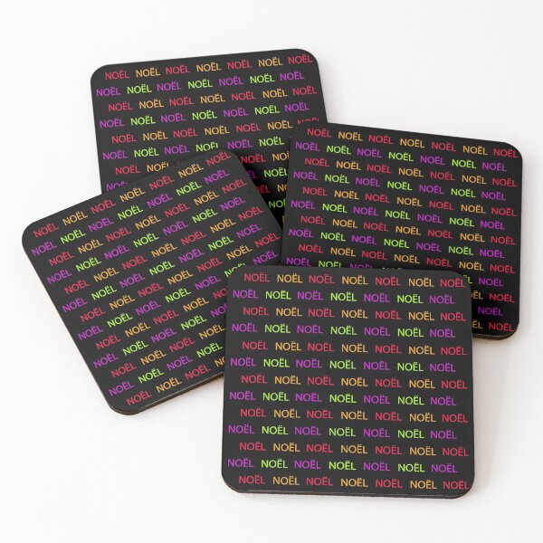 Item preview, Christmas, catholic holiday pattern of the end of the year muticolor black background designed and sold by Stéphane  Thirion.