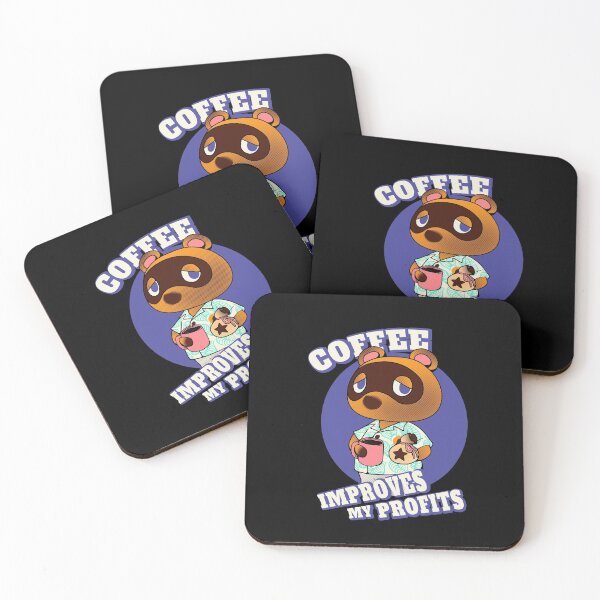 Item preview, Coffee Improves My Profits // Animal Geek Gaming Roleplaying Kawaii Cute designed and sold by leepianti.