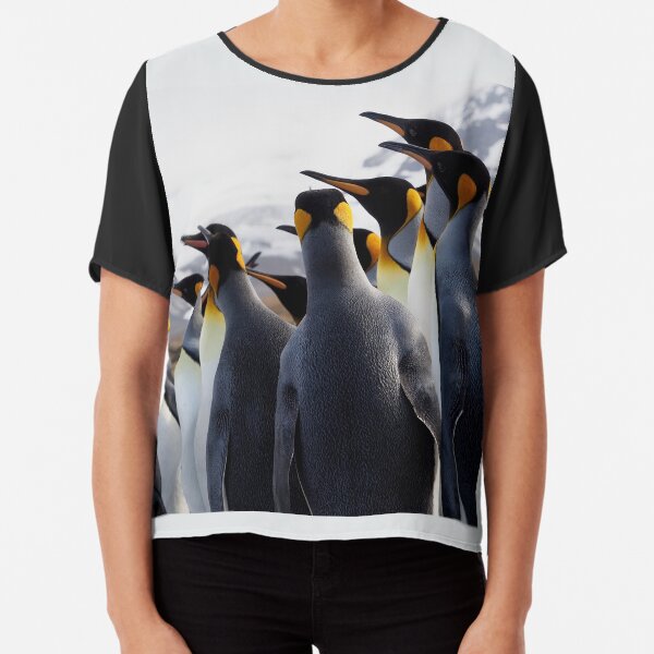 Pride Of Penguins Chiffon Top