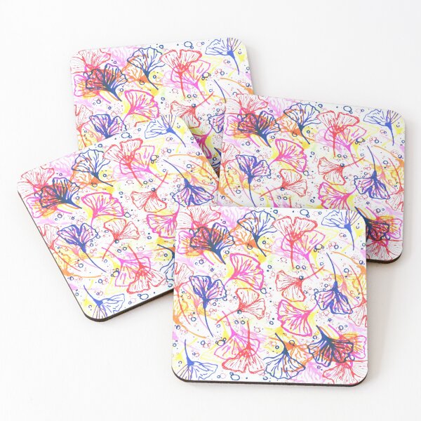 Item preview, Gingko Plant pattern- cute fun bubbles leaves designed and sold by Jae  Rainbow.