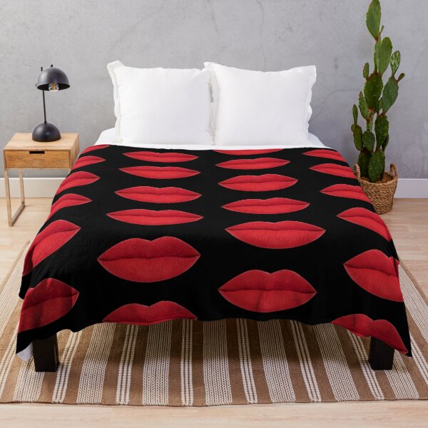 Item preview, Luscious Red-Lipped Mouth Face Mask Stickers and More designed and sold by UrTops.