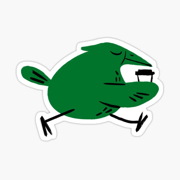 Early Bird Glossy Sticker