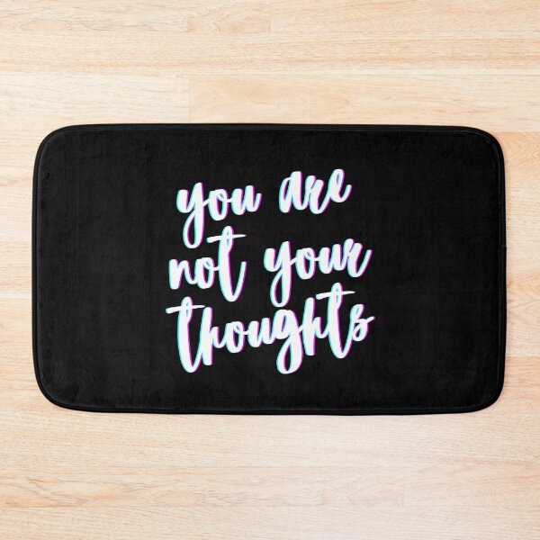 Aperçu de l'œuvre Vous n'êtes pas vos pensées Zen Mindfulness Quote créée et vendue par NomYen ..