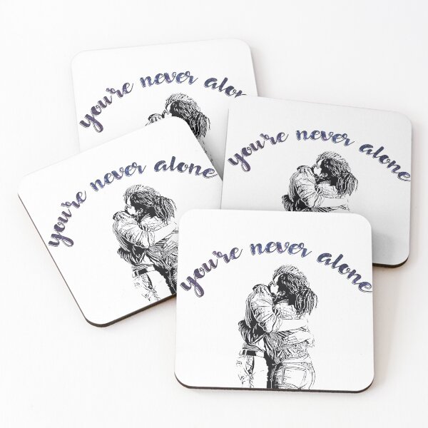 Item preview, You're Never Alone (Mac & Riley) designed and sold by sticktosunshine.
