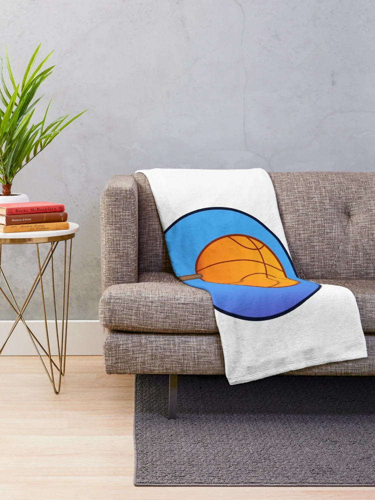 Thumbnail 2 of 6, Throw Blanket, Basketball designed and sold by VibeCraft Design.