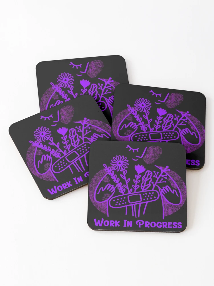 Thumbnail 1 of 5, Coasters (Set of 4), Work In Progress designed and sold by Arva-Designs.