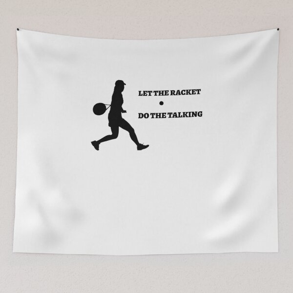 Item preview, Let The Racket Do The Talking designed and sold by Patocarto.