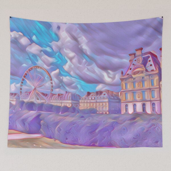 Item preview, Paris Pastel Party, France Travel Photography, Digital Art Ferris Wheel Photo designed and sold by Lizzie May.
