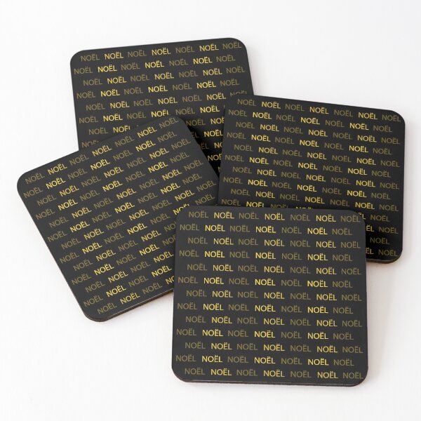 Item preview, Christmas, catholic holiday pattern of the end of the year golden yellow black background designed and sold by Stéphane  Thirion.