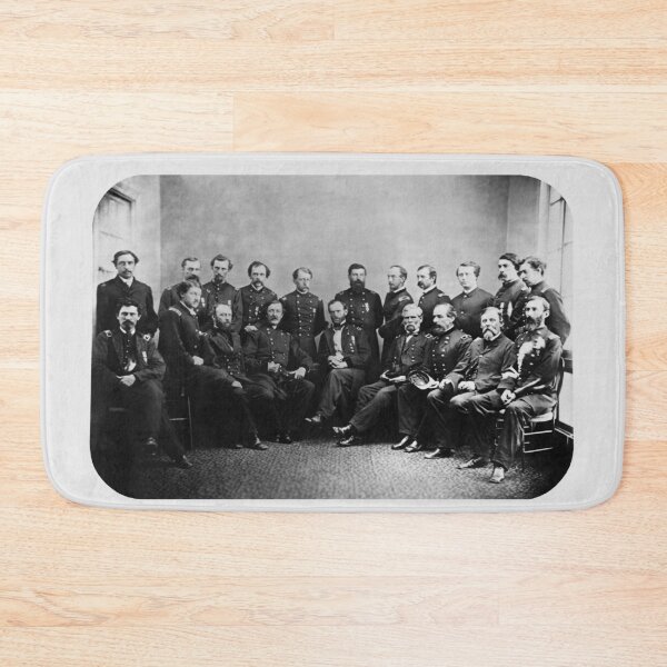 Item preview, General William Tecumseh Sherman and His Staff - Civil War - 1865 designed and sold by warishellstore.