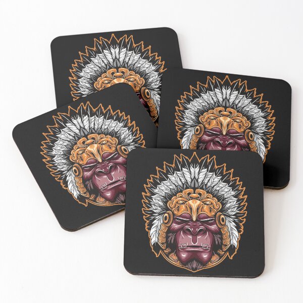 Item preview, Aztec Gorilla Warrior designed and sold by MaddFictional.